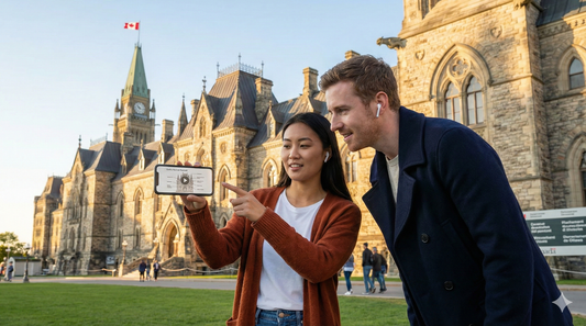 Self-guided audio tour of Parliament Hill buildings in Ottawa, produced by Uvamai Niche Tourism.