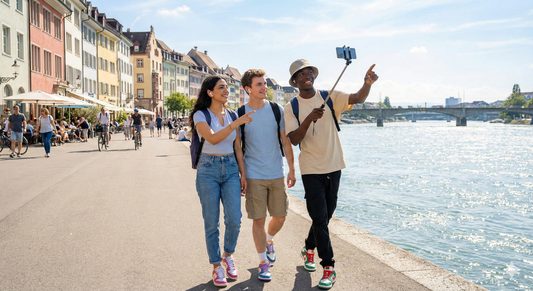 Self-guided audio tour of Rhiner River Promenade by Uvamai Niche Tourism, featuring scenic views and informative narration.