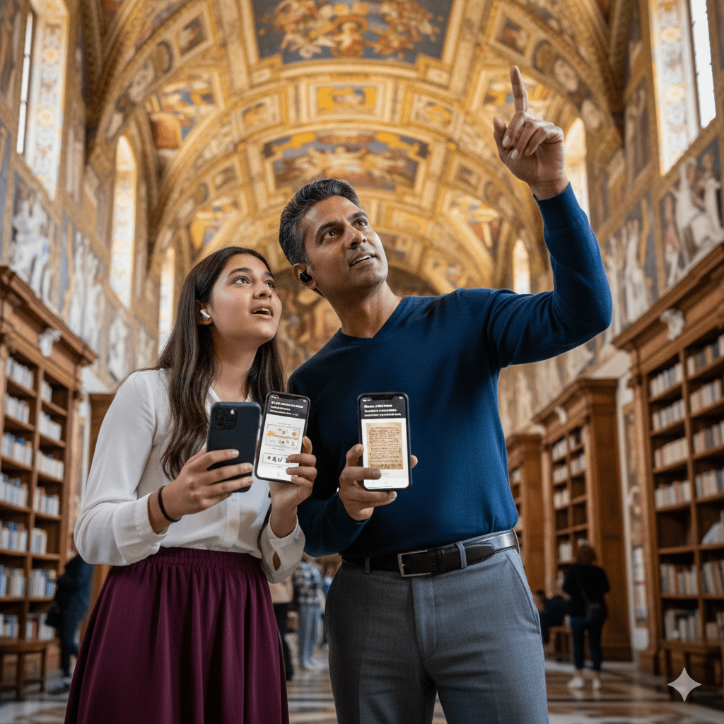 Self-guided audio tour of Vatican City with Uvamai Niche Tourism, featuring historic landmarks and religious art in Vatican City.