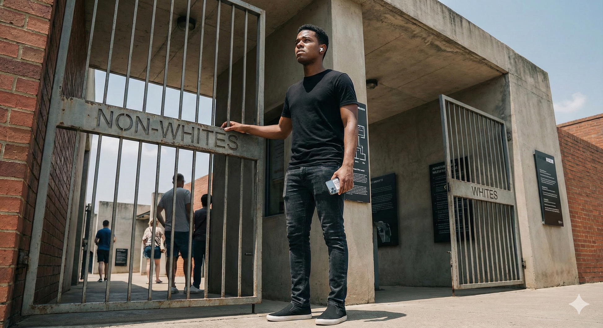 Self-guided audio tour image featuring the Apartheid Museum in Johannesburg, part of Uvamai Niche Tourism's self-guided tour collection.