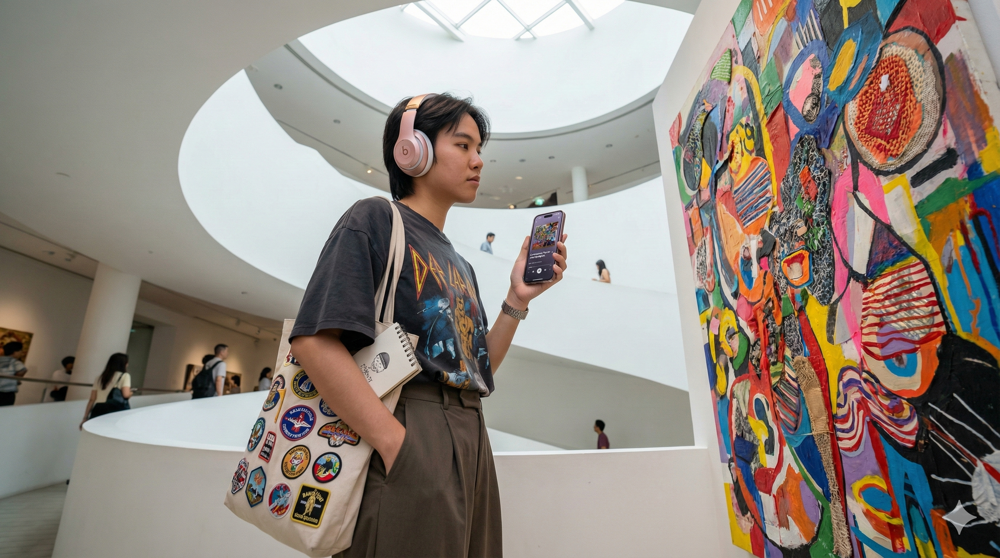 Self-guided audio tour map of Bangkok's Culture Centre by Uvamai Niche Tourism, showing key landmarks and cultural sites.