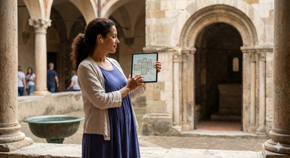 Audio tour guide image featuring Basilica Santuari di Santo Stefano in Bologna, part of Uvamai Niche Tourism's self-guided audio tour.