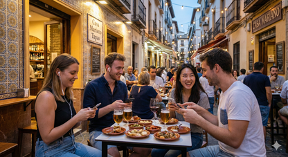Callenavas Uvamai self-guided audio tour for Granada, featuring historical landmarks and scenic city views.