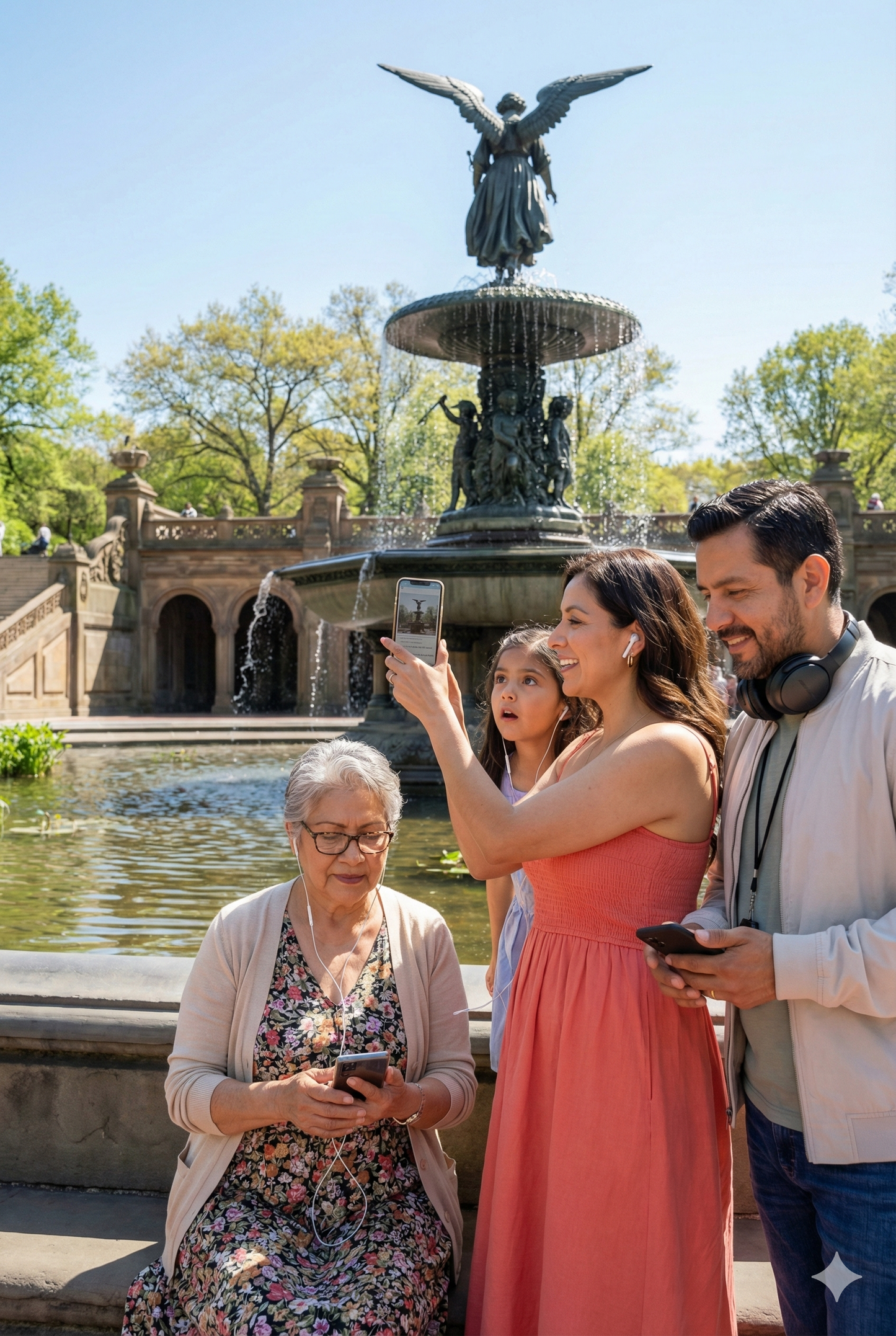 Self-guided audio tour of Central Park's Bethesda Fountain in New York City by Uvamai Niche Tourism.