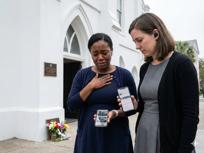 Self-guided audio tour image featuring Emanuel African Methodist Episcopal Church, part of Uvamai Niche Tourism's Charleston tour.