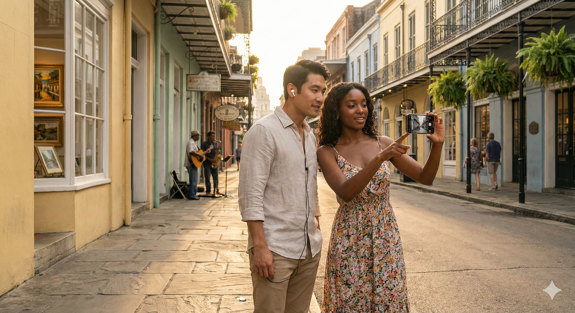 Audio tour guide device for the French Quarter in New Orleans by Uvamai Niche Tourism, showcasing a portable listening device.