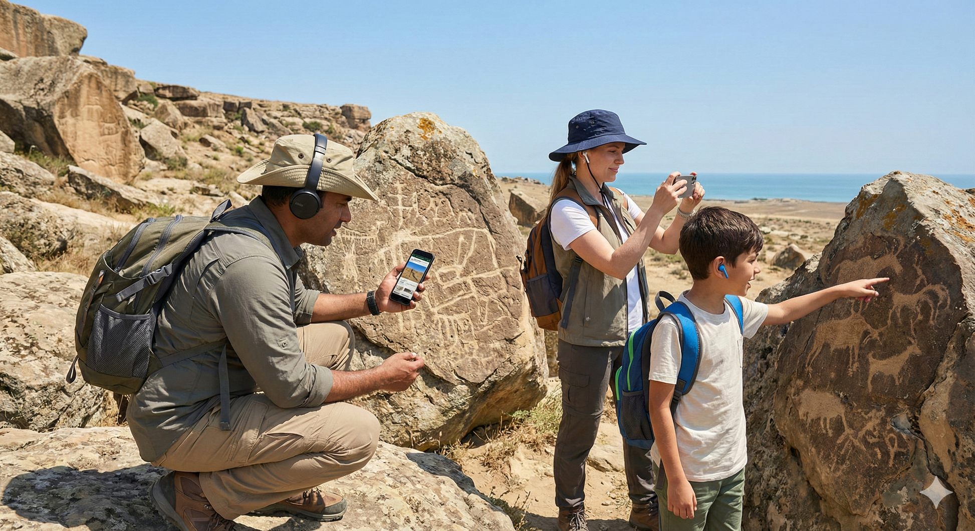 Self-guided Baku GOBUSTAN rock art and cultural landscape audio tour by Uvamai Niche Tourism on a daytime trip.