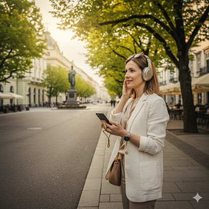 Self-guided audio tour of Bratislava's Old Town featuring star-shaped promenade, by Uvamai Niche Tourism.
