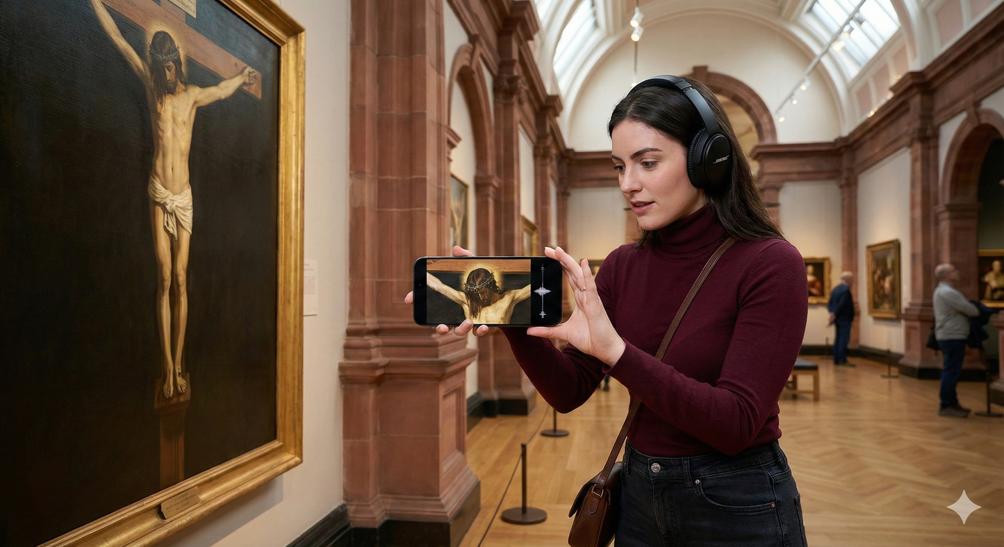 Self-guided audio tour of Kelvingrove Art Gallery and Museum in Glasgow by Uvamai Niche Tourism.
