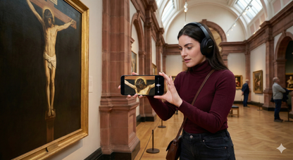Self-guided audio tour of Kelvingrove Art Gallery and Museum in Glasgow by Uvamai Niche Tourism.