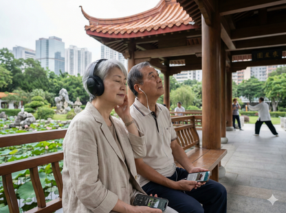 Self-guided audio tour of Kowloon Park by Uvamai Niche Tourism, featuring scenic views and historical landmarks in Hong Kong.