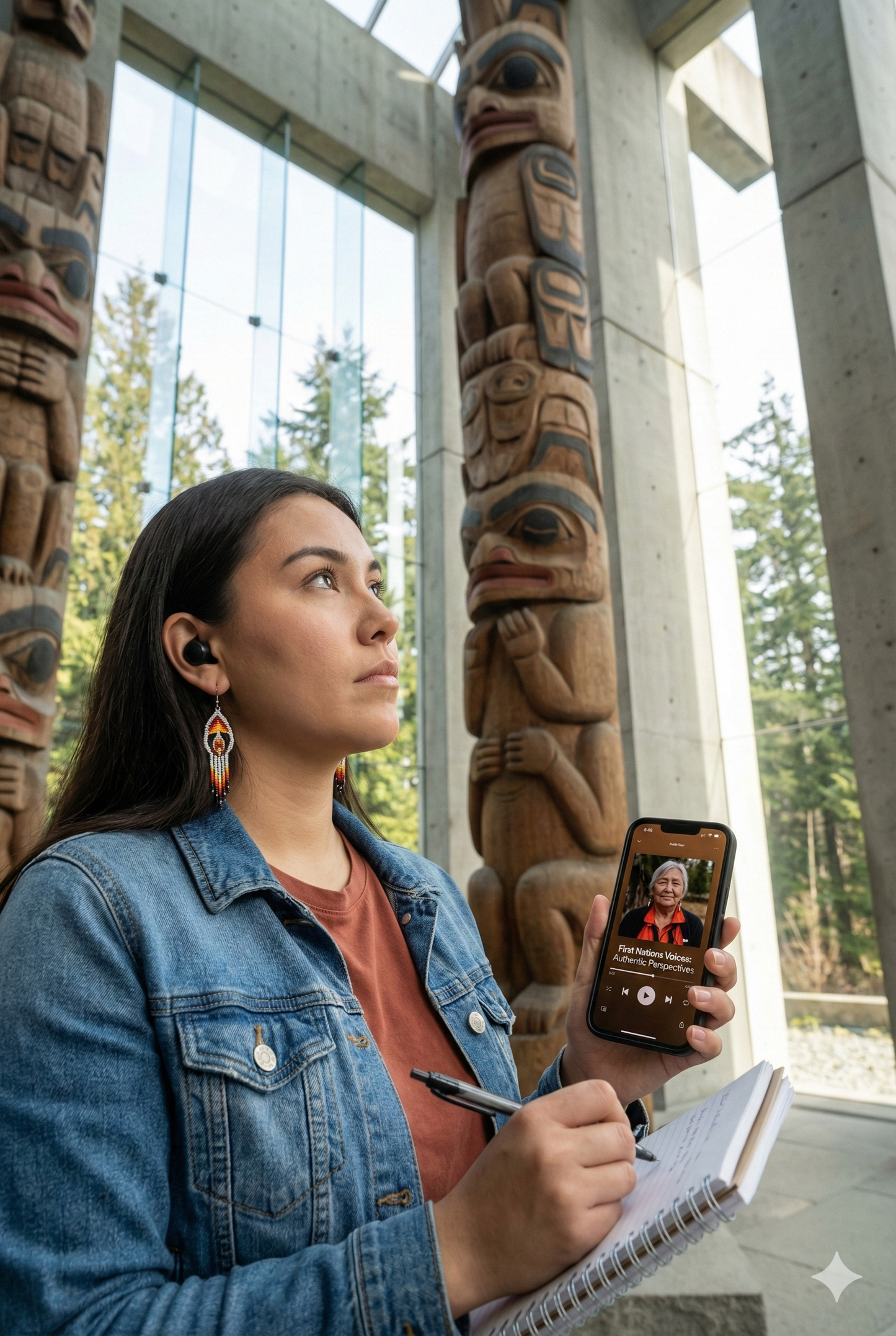 Audio tour guide for Vancouver's Museum of Anthropology at UBC, featuring cultural immersion content from Uvamai Niche Tourism.