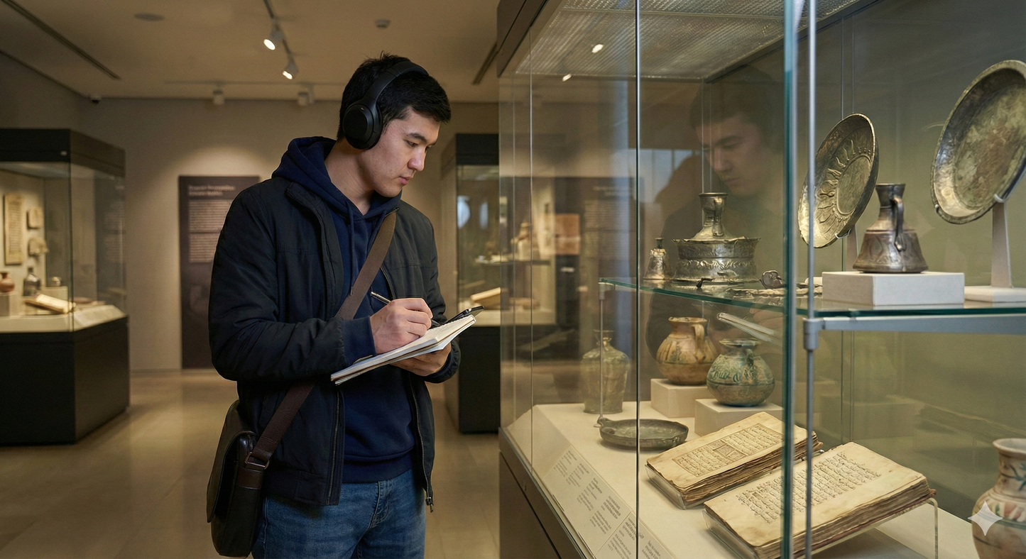 Audio guide for Baku Self-Guided Tour by Uvamai Niche Tourism, featuring the National Museum of History of Azerbaijan.