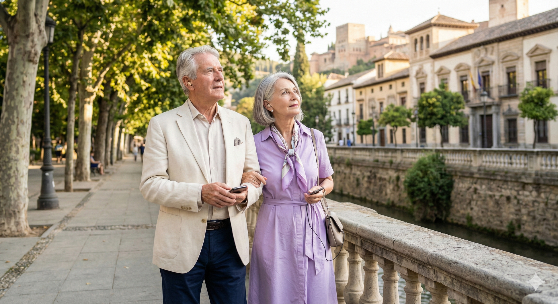 Self-guided audio tour for Granada by Uvamai Niche Tourism, featuring historic landmarks and scenic city views.