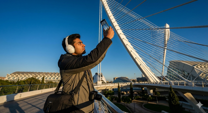 Self-guided audio tour of Valencia featuring the Pont del Assut del or Golden Bridge, by Uvamai Niche Tourism.