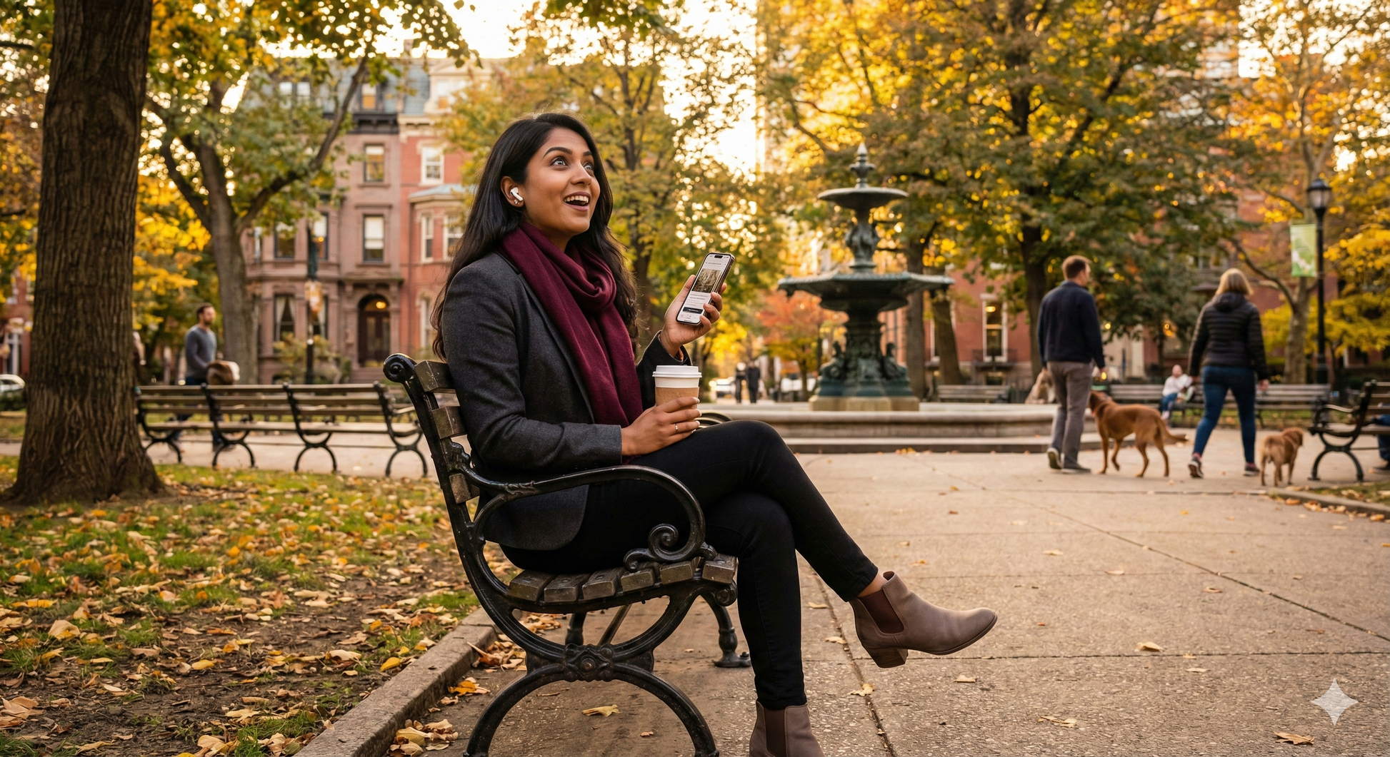 Self-guided audio tour of Rittenhouse Square in Philadelphia by Uvamai Niche Tourism, featuring scenic views and historic landmarks.