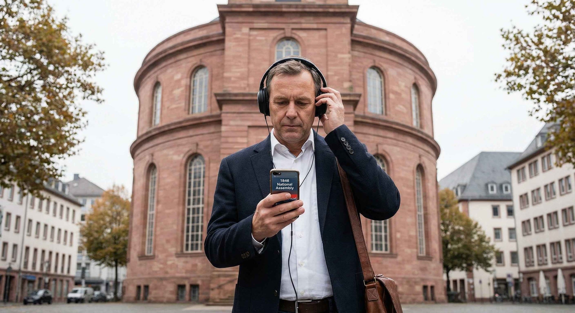 Self-guided audio tour of St. Paul’s Church in Frankfurt, showcasing the historic architecture and interior details.