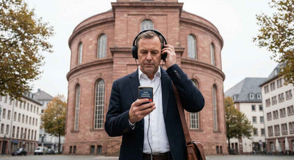 Self-guided audio tour of St. Paul’s Church in Frankfurt, showcasing the historic architecture and interior details.