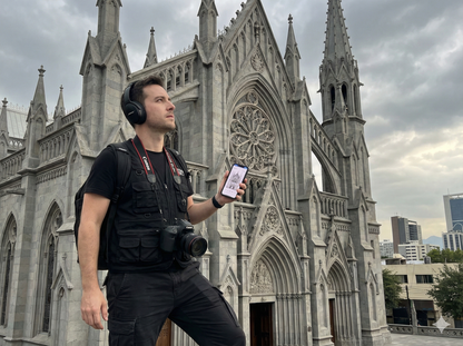 Self-guided audio tour of Templo del Sagrado Corazón showcasing Gothic architecture, by Uvamai Niche Tourism.