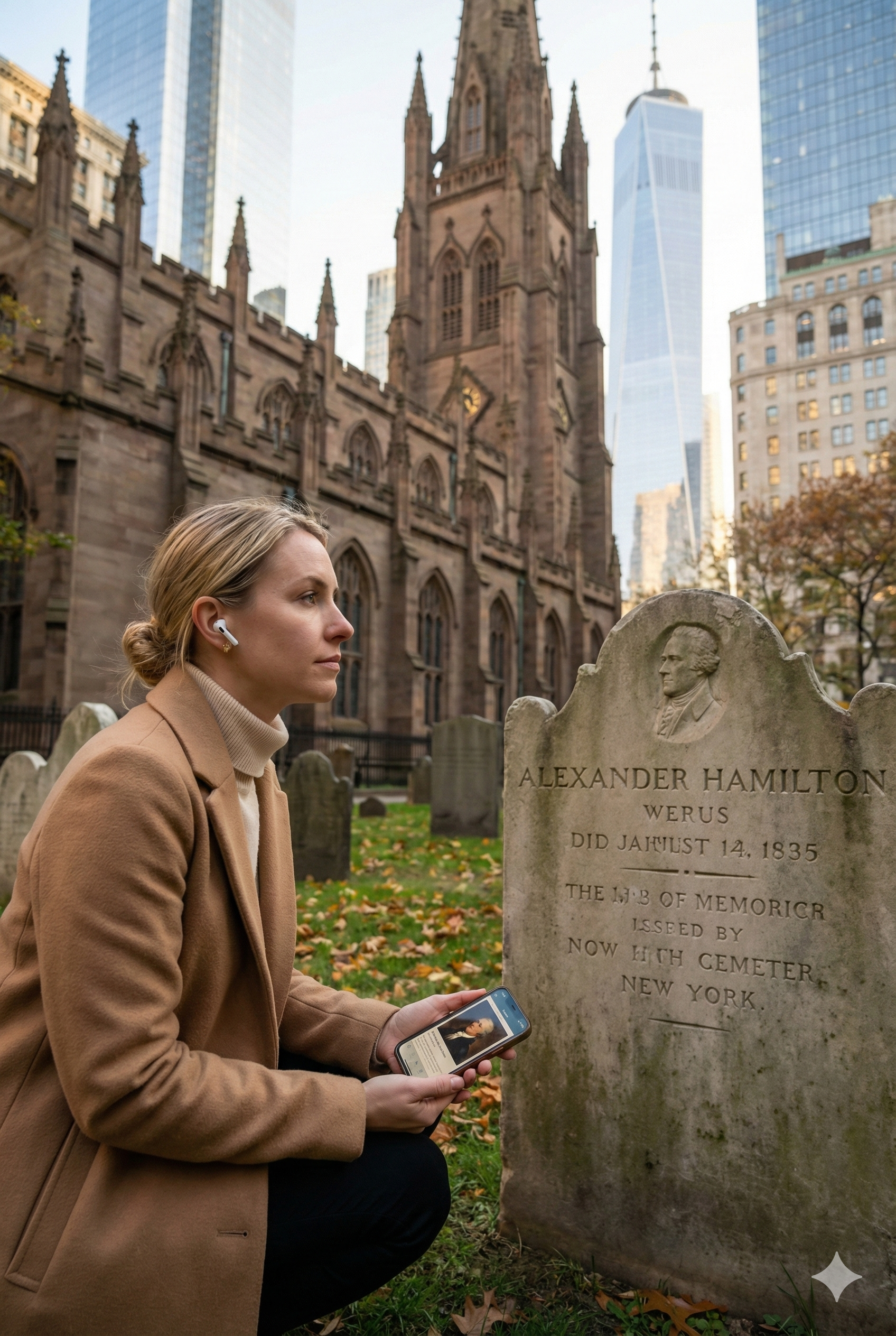 Self-guided audio tour of Trinity Church and Wall Street in New York City by Uvamai Niche Tourism.
