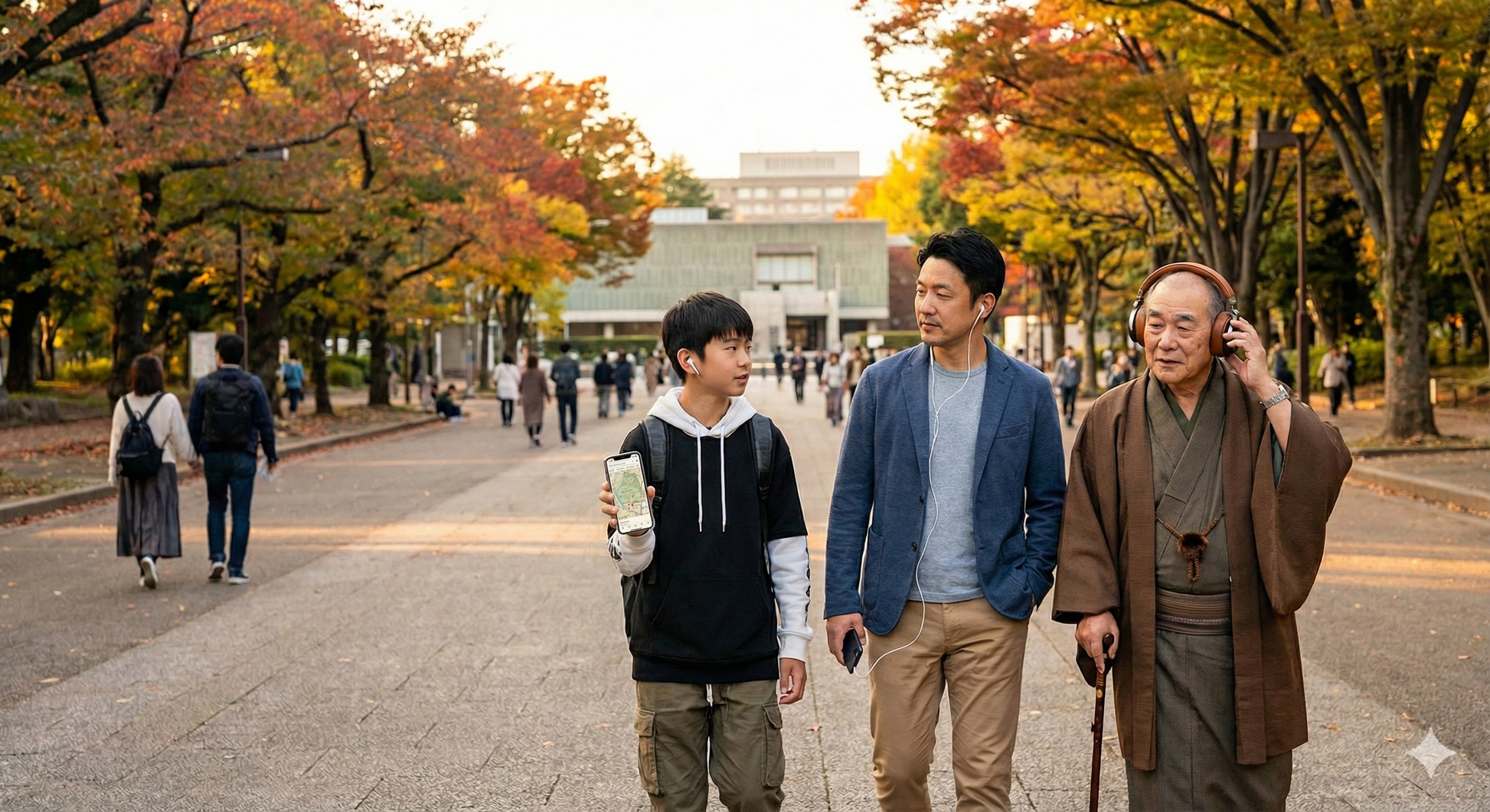 Self-guided audio tour brochure for Tokyo, featuring scenic landmarks and cultural highlights, by Uvamai Niche Tourism.