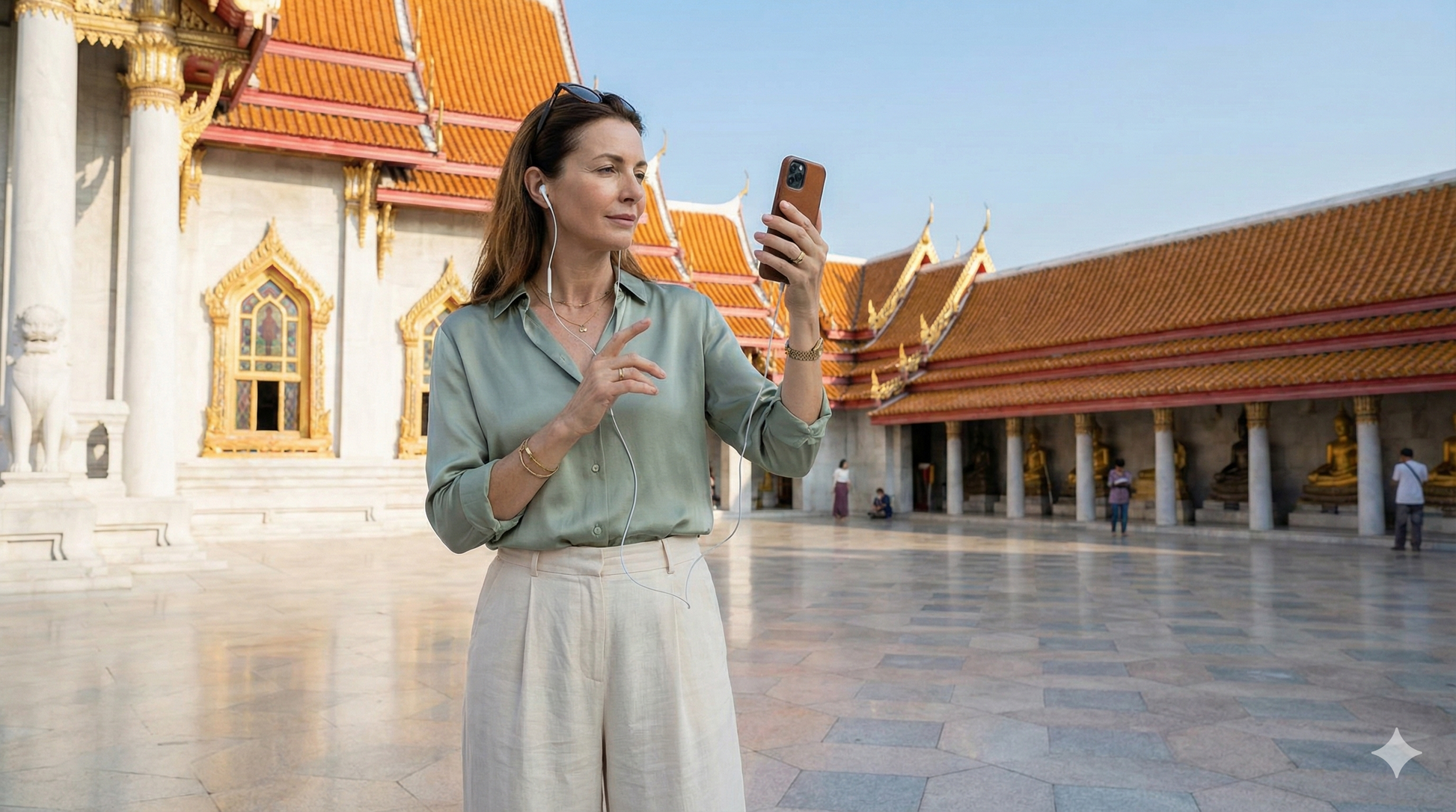 Self-guided audio tour image of Wat Benchamabophit, the Marble Temple, from Uvamai Niche Tourism.