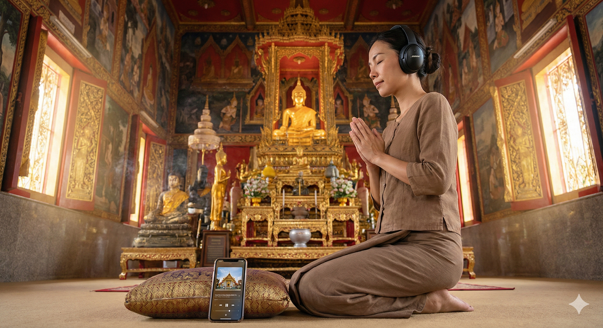 Watchalong image of Chaithararam Temple from the Phuket Self-Guided Audio Tour by Uvamai Niche Tourism.