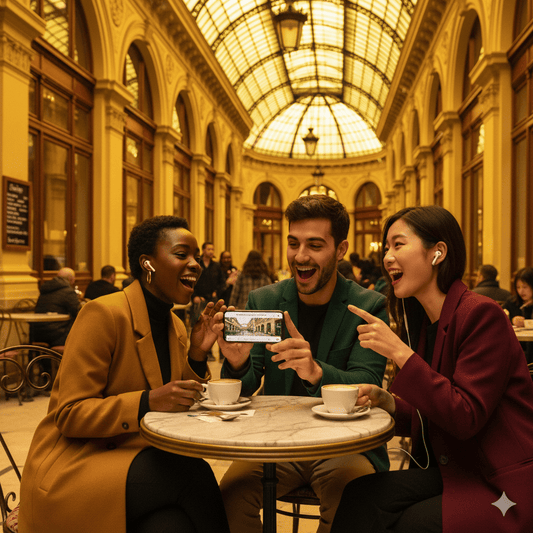 Self-guided audio tour of Bucharest by Uvamai Niche Tourism, featuring landmarks and city highlights in an audio format.
