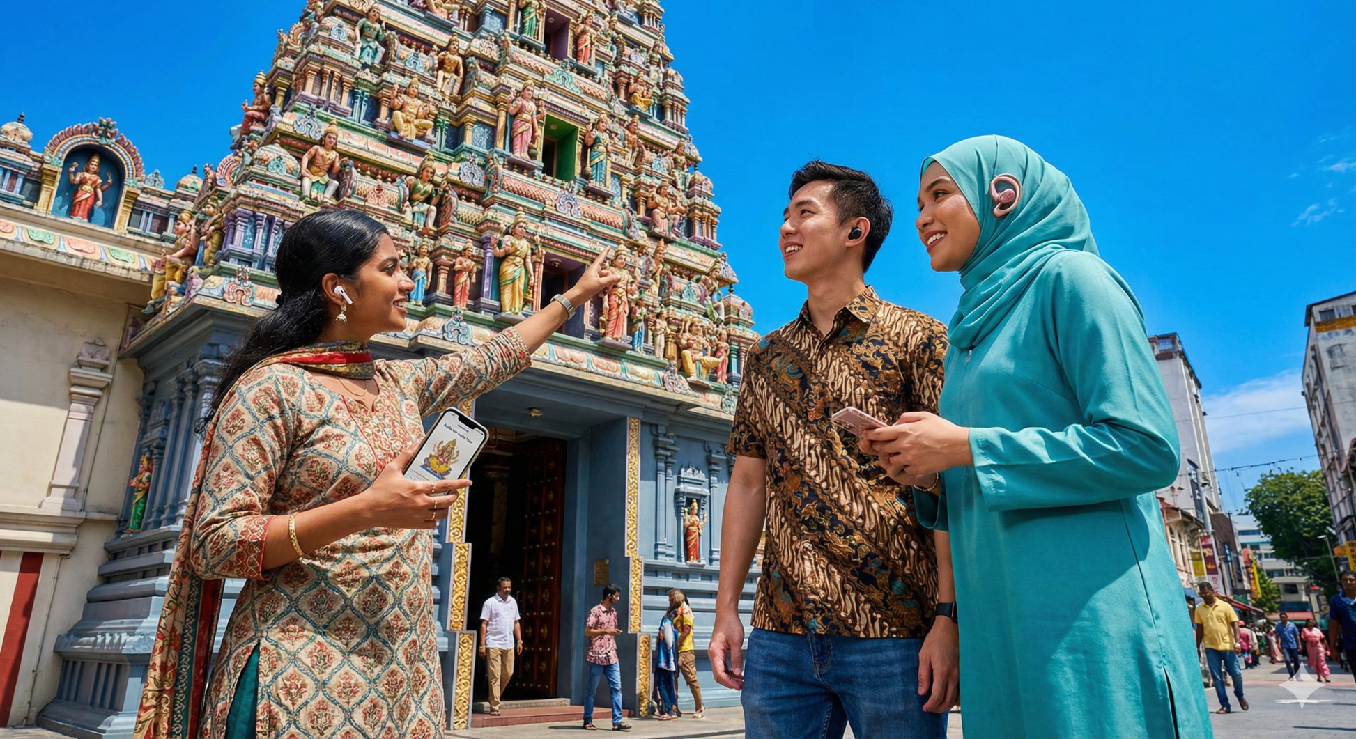 Kuala Lumpur self-guided audio tour by Uvamai Niche Tourism, featuring city landmarks and attractions on a mobile device screen.