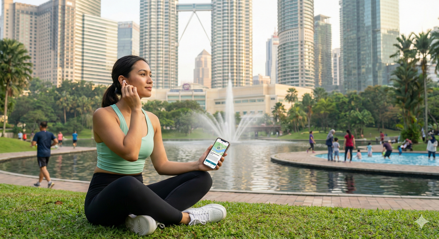 Kuala Lumpur self-guided audio tour by Uvamai Niche Tourism, featuring city landmarks and scenic views in Malaysia.