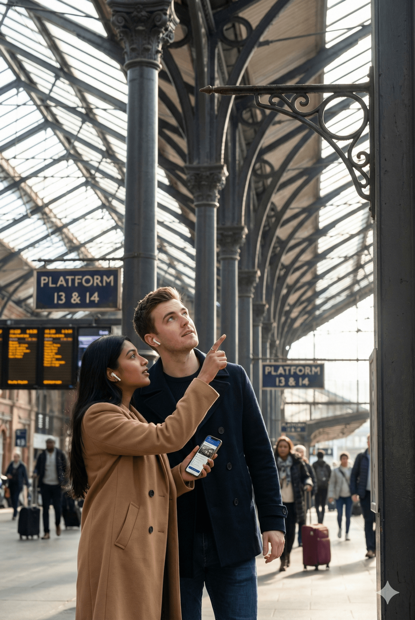 Manchester Self-Guided Audio Tour by Uvamai Niche Tourism, featuring headphones and a cityscape background for exploring Manchester.