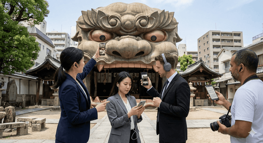 Audio guide for Osaka self-guided tour by Uvamai Niche Tourism, featuring landmarks and city highlights.