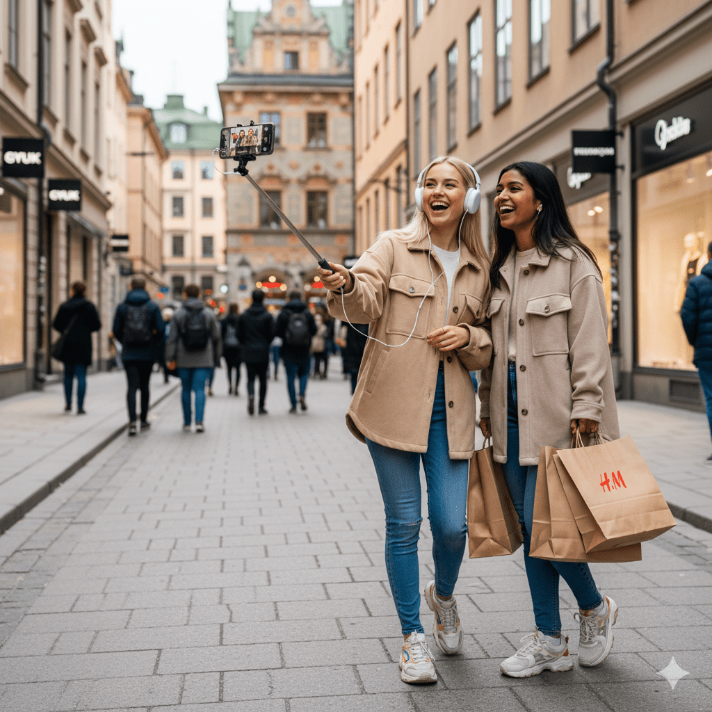 Self-guided audio tour of Stockholm by Uvamai Niche Tourism, featuring landmarks and scenic city views.