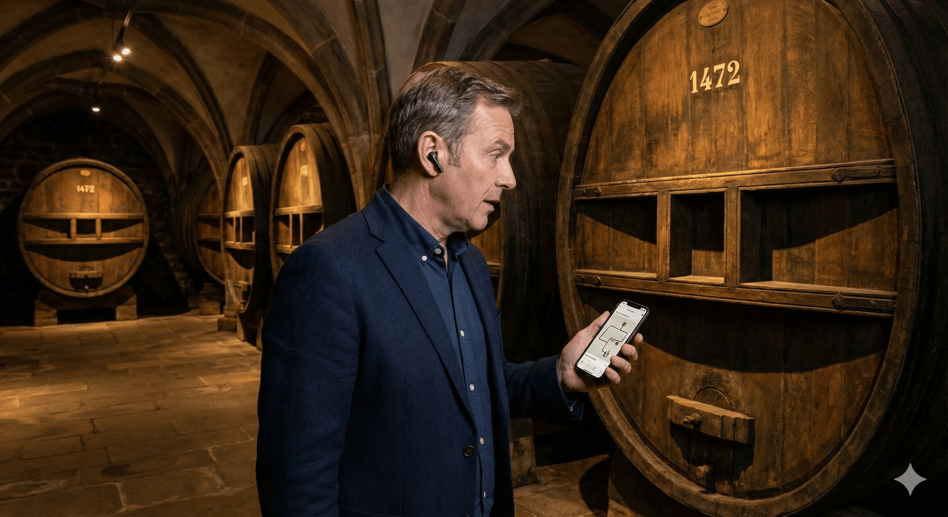 Self-guided audio tour for Strasbourg by Uvamai Niche Tourism, featuring historical landmarks and city sights on a portable device.