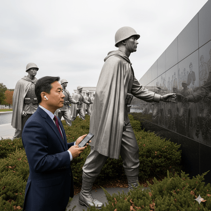 Self-guided audio tour of Washington DC by Uvamai Niche Tourism, featuring historic landmarks and city highlights.